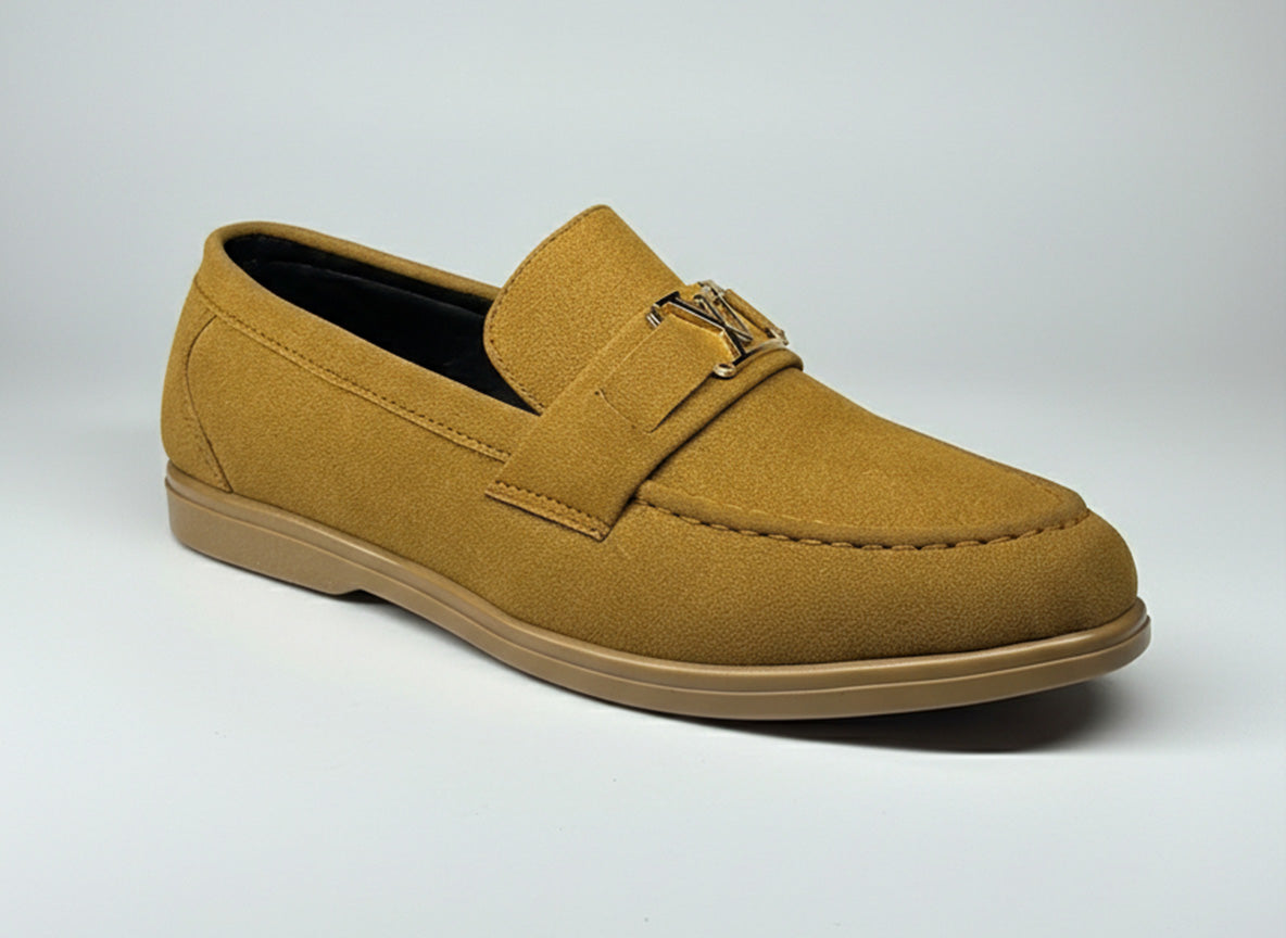 Men’s Suede Loafers  – Casual Comfort Slip-On Shoes