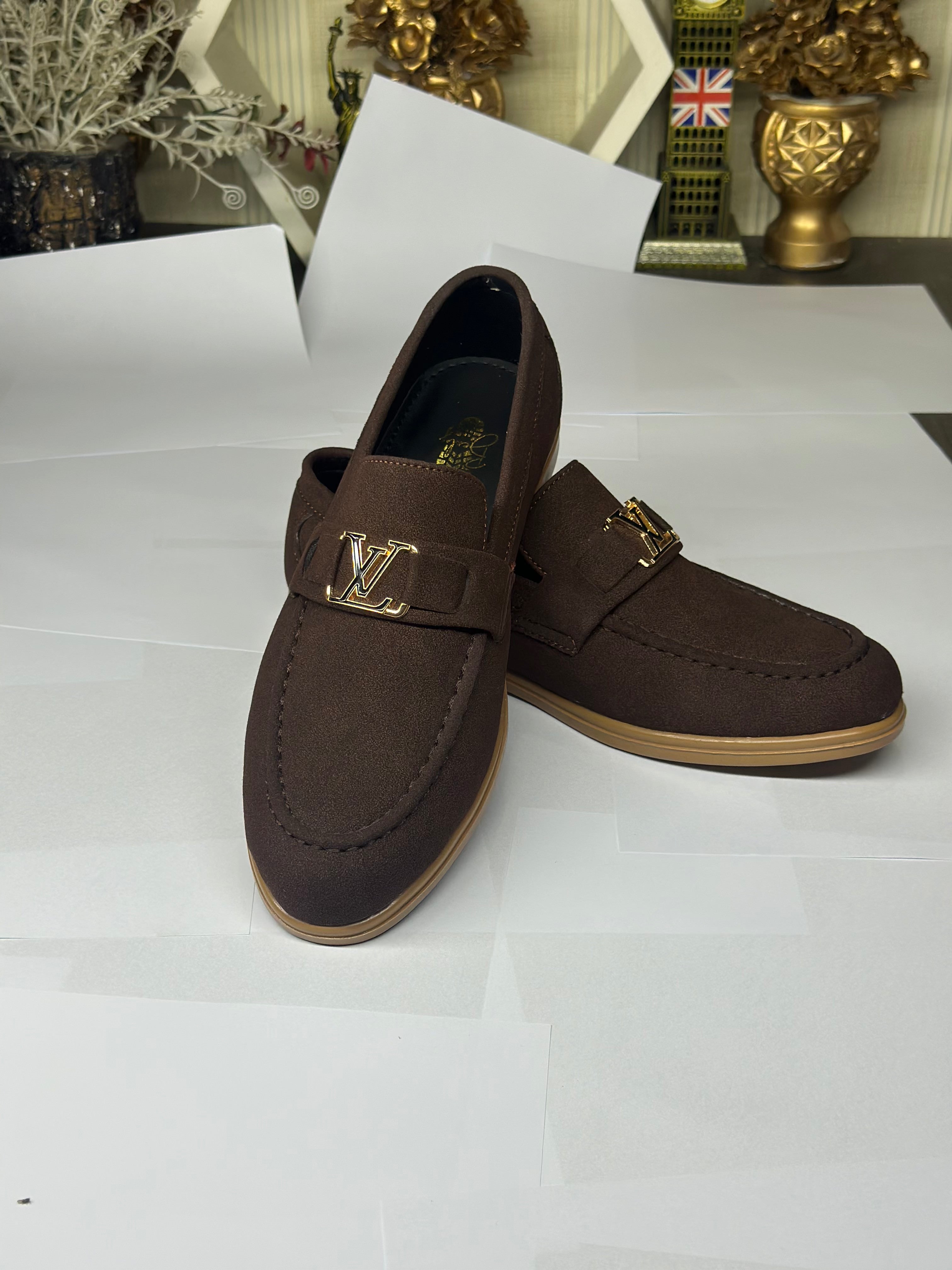 Men’s Suede Loafers  – Casual Comfort Slip-On Shoes