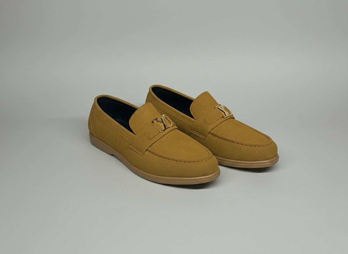 Men’s Suede Loafers  – Casual Comfort Slip-On Shoes