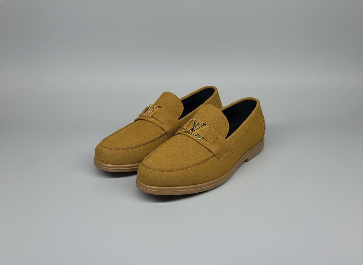 Men’s Suede Loafers  – Casual Comfort Slip-On Shoes
